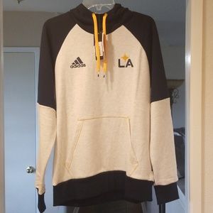 New MLS LA Galaxy Adidas Hoody Medium